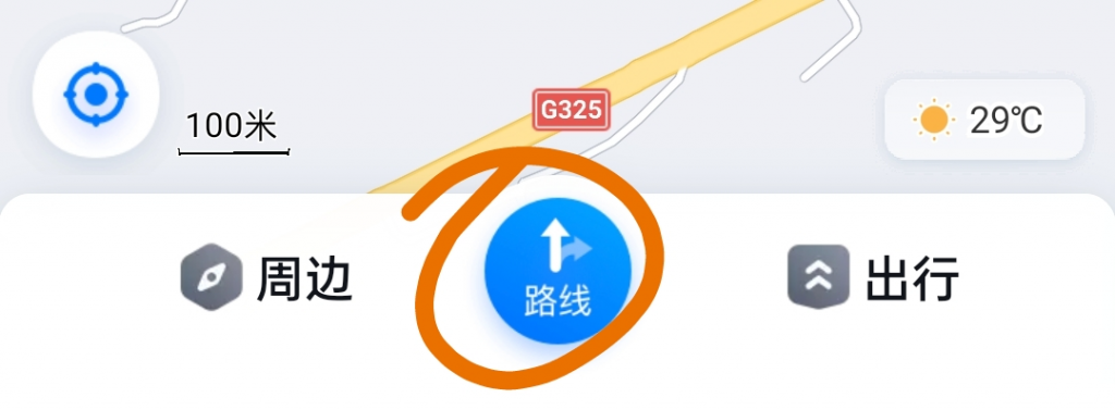 图 二： 百 度 地 图-- 路 线